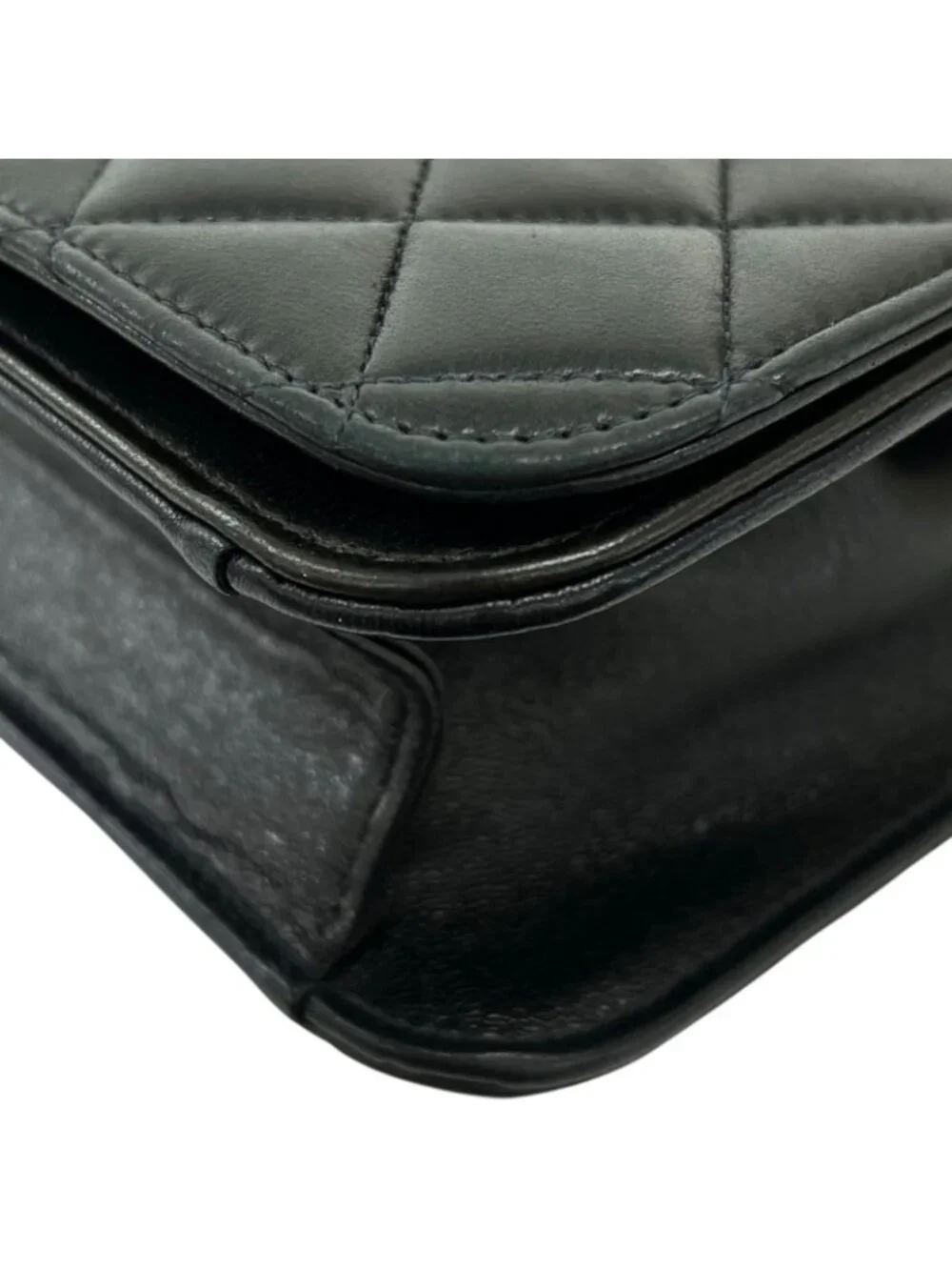Chanel Shoulder Bag Quilted 23 Black Chain